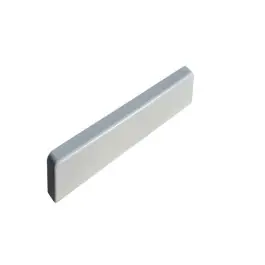 Expédié Aujourd'hui Embout Couvertine Alu Finibeau Plat L22cm Blanc Lisse
