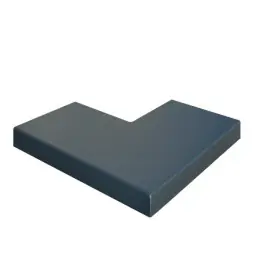 Commande En Gros Angle 90° Couvertine Alu Finibeau Plat 50x50x27cm Anthracite Sablé
