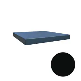 Expédition Rapide Chapeau de Pilier Alu Finibeau Plat 35x35cm Noir Sablé