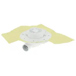 Siphon Extra Plat ⌀40mm Ajustable Inox 15x15cm Docia Nicoll SFH15NC316 Must-Have