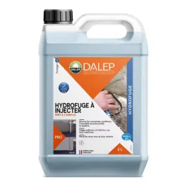 Vente Flash Hydrofuge à Injecter Intérieur Extérieur Prêt à l‘emploi Dalep 5L