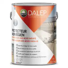 Nouvel Arrivage Protection et Rénovation Bois Dalep Protecteur Norvégien Pot de 5L
