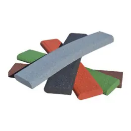 Bordurette caoutchouc P1-P2, en 1 m, haut 20 x ép 6 cm, couleur grise Offre Limitée