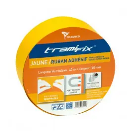 Ruban Adhésif Pare-Vapeur Tramifix Jaune 60/3,1 mm x 40 m Tramico Populaire