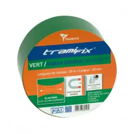 Ruban Adhésif Pare-Vapeur Tramifix Vert 60/2,8 mm x 25 m Tramico Achat Immédiat