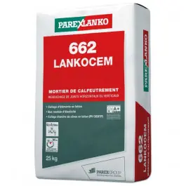 Promotion Saisonnière Mortier de Calfeutrement Lankocem 662 ParexLanko L662-25 25 kg