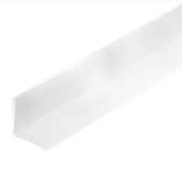 Prix Réduit Cornière PVC 60 x 40 mm, longueur 3 m, Blanc
