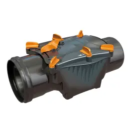 Offre Du Jour Clapet anti-retour PVC à Coller Nicoll 12S1108 2 Clapets Type 2 ⌀110mm