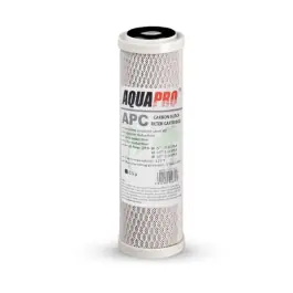 Offre Du Jour Cartouche Filtrante Eau Charbon Actif Bloc Aquapro APC 10‘‘ 0,5µm