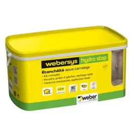 Étanchéité sous Carrelage Webersys Hydro Stop kit 2m² Meilleure Vente