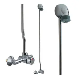 Mitigeur Temporisé 35s Presto Alpa + Pomme Douche Fixe, Chromé 35304 Quantité Limitée