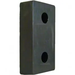 Acheter En Ligne Butée de Quai Caoutchouc 500 x 250 x 105 mm Viso RB500