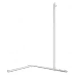 Bon Plan Barre de douche d‘angle avec remontée verticale coulissante Blanc Ø35 H.1130 mm Delabie BE-LINE