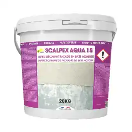 Expédié Aujourd'hui Décapant Façade Gel Scalpex Aqua 15, Seau de 20kg
