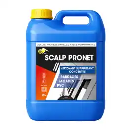Petit Prix Nettoyant Concentré Bardages Façades PVC Scalp Pronet, Bidon de 20L