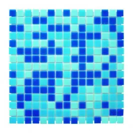 Nouvel Arrivage Mosaïque Bleue Classique Papier PDV03, Plaque 32,7 x 32,7 x 0,38 cm