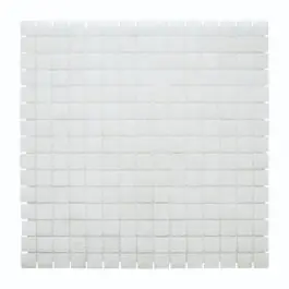 Mosaïque Blanche Décoration Nylon PDV54, Plaque 32,7 x 32,7 x 0,38 cm Populaire