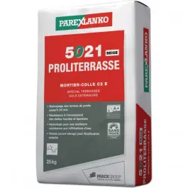 Populaire Mortier Colle Proliterrasse Beige ParexLanko L5021BEIG25 25 kg