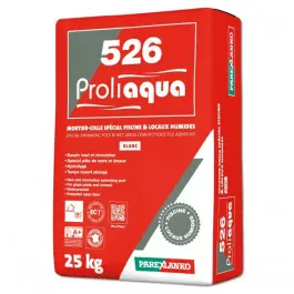 Achetez Aujourd'hui Mortier Colle Piscine Proliaqua Blanc ParexLanko L526BL25 25 kg