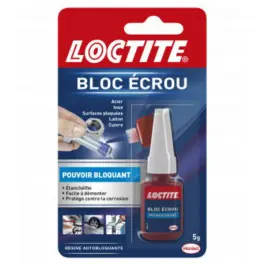 Meilleur Choix Colle Multi-Usages Bloc Écrou 12uc Loctite, 5 ml