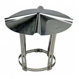 Chapeau chinois Sebico en inox, conduits de ⌀ 111 à 140 mm Marque