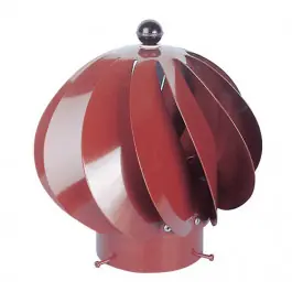 Extracteur eolien anti-refouleur Aspiromatic Sebico brun tuile ⌀100 mm Vente Flash