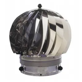 Extracteur eolien anti-refouleur Aspiromatic Sebico inox, modèle 160 Expédié Aujourd'hui