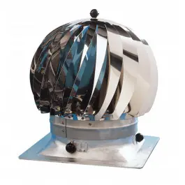 Achat Immédiat Extracteur eolien anti-refouleur Aspiromatic Sebico inox, modèle 240C