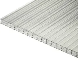 Plaque Polycarbonate Alvéolaire 4 mm - Clair - 1 m x 2 m Bon Plan