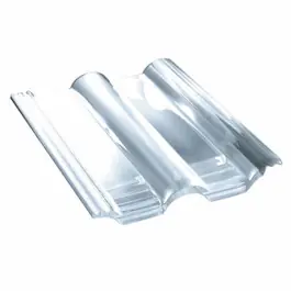 Tuile plexiglass Double Romane - ref Monier DR556, carton de 10 U Prix Promo