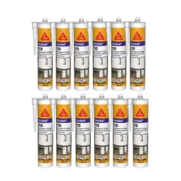 Mastic Silicone SikaSeal-110 Menuiserie Vitrage Blanc 12x300ml Seulement Aujourd'hui