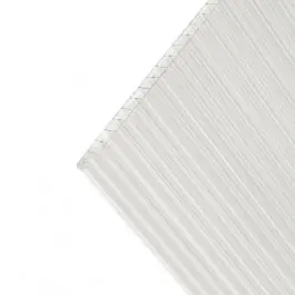 Plaque Polycarbonate Alvéolaire 2,15 kg/m2 Claire 16 mm - 0,98 m x 3 m Promotion