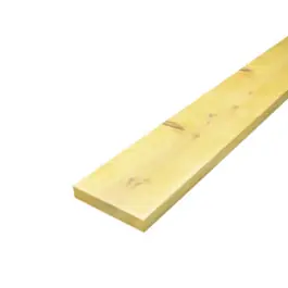 Expédition Rapide Demi-Madrier Sapin Traité Classe 2 38 x 225 mm, 5 m