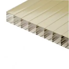 Meilleure Vente Plaque Polycarbonate Alvéolaire - Gold - 32 mm - 1,25 m - Longueur de 2 à 7 m