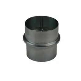 Solde Manchon Zinc Naturel Male-Femelle pour Gouttière, Diam 80 mm