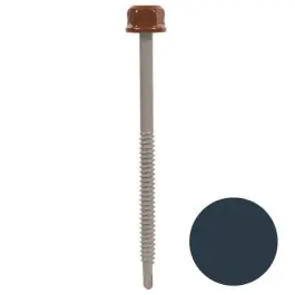 Vis Têtalu P1 TK12 Autoperceuse Faynot 6,3x100mm Laquée RAL5008 100p Meilleur Choix