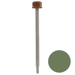 Vis Têtalu P1 TK12 Autoperceuse Faynot 6,3x100mm Laquée RAL6011 100p Authentique