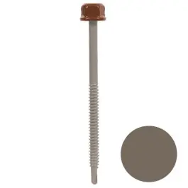 Dernier Modèle Vis Têtalu P1 TK12 Autoperceuse Faynot 6,3x100mm Laquée RAL7006 100p