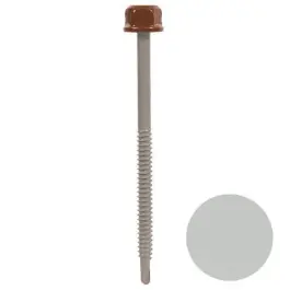 Usine Directe Vis Têtalu P1 TK12 Autoperceuse Faynot 6,3x130mm Laquée RAL 7035 100p