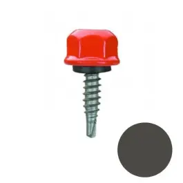 Vis de Couture Têtalu P1 TK12 + rondelle Faynot 4,8x20mm RAL 7022 100p Jusqu'à Épuisement Des Stocks