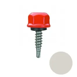 Vis de Couture Têtalu P1 TK12 + rondelle Faynot 4,8x20mm RAL 9002 100p Expédié Aujourd'hui