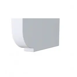 Offre Limitée Cache Panne ABS MEP Bourgogne 90x250x600mm PP680B Blanc