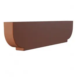Petit Prix Cache Panne ABS MEP Bourgogne Double Long 90x250x1200mm PP1280M Marron