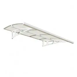 Marquise de Porte en acier Bordeaux 2230 Canopia by Palram 223,5x139cm Dernière Chance