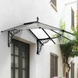 Prix Cassé Marquise de Porte en acier Iris 1780 Canopia by Palram 174,5 x 125 cm