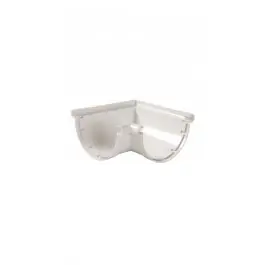 Angle 135° pour Gouttière PVC demi-ronde à coller Blanc Nicoll, dev 25 Satisfait Ou Remboursé