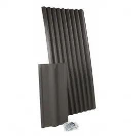 Plaque ondulée bitumée Monartoit Ultra noir, 75 plaques de 1,71 M2 Satisfait Ou Remboursé