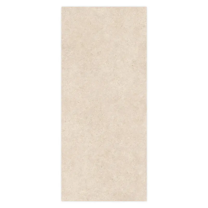 Carrelage effet Pierre Calcaire Beige Ivoire 278x120x0,6 cm Mat Domella - Mur intérieur Meilleure Vente