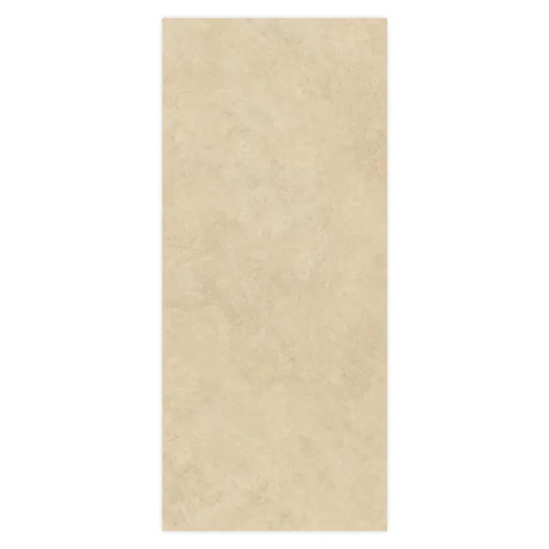 Carrelage effet Pierre Calcaire Beige Sable 278x120x0,6 cm Mat Rocalta - Mur intérieur Affaire À Saisir