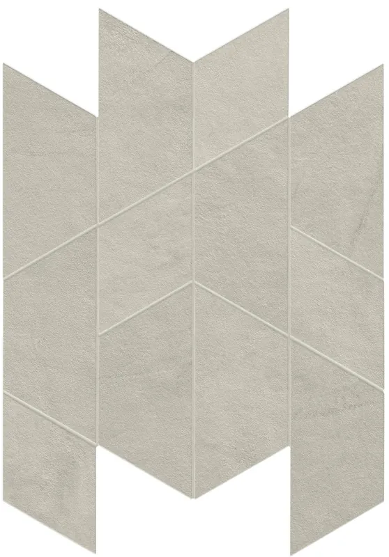 Prix Promo Mosaïque effet Enduit Gris Perle Trama 35,7x31x0,9 cm Silk Calviro - Mur intérieur